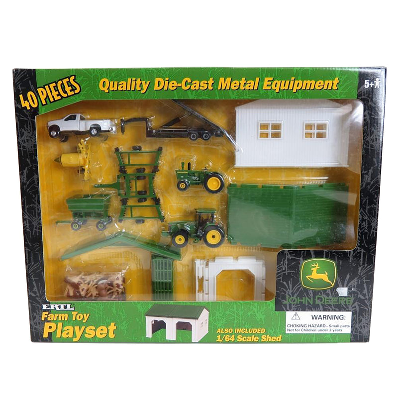 1/64 John Deere 40-Piece Farm Toy Playset by ERTL
