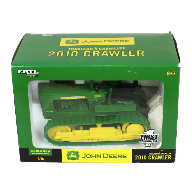 1/16 John Deere AG Green 2010 Crawler with Rubber Tracks by ERTL