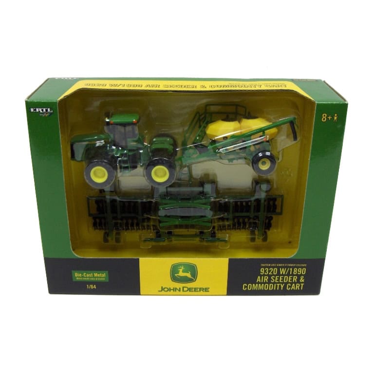1/64 John Deere 9320 with Air Seeder & Commodity Cart Set by ERTL