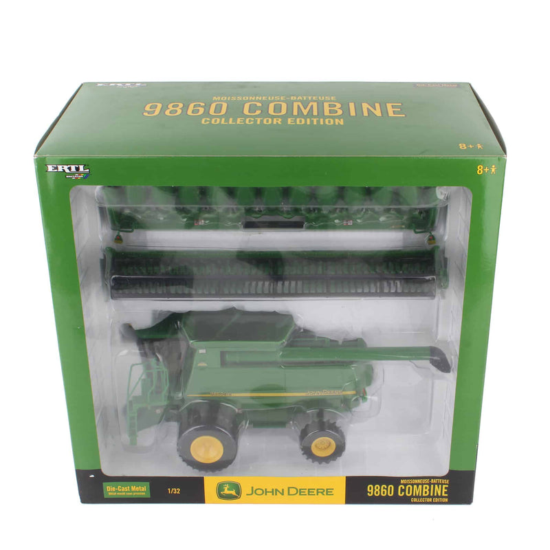 1/32 Collector Edition John Deere 9860 STS Combine with 2 Headers by ERTL