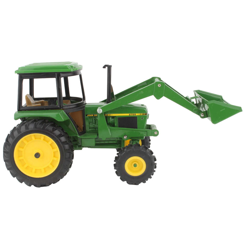 1/16 John Deere 2755 Tractor with Loader and Cab by ERTL - LOOSE