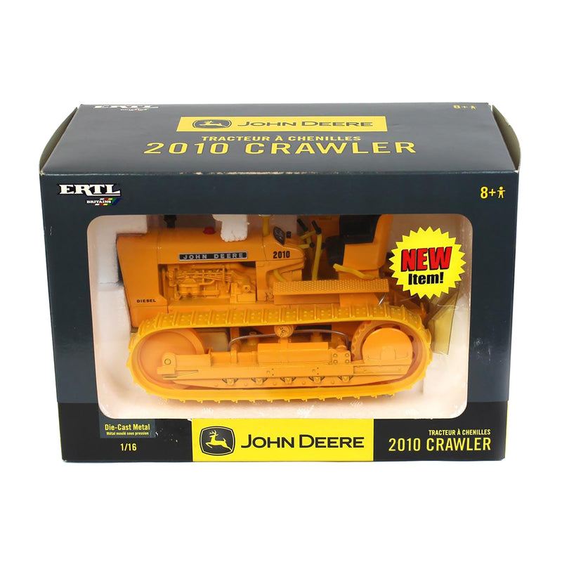 1/16 John Deere 2010 Diesel Industrial Crawler with Rubber Tracks by ERTL