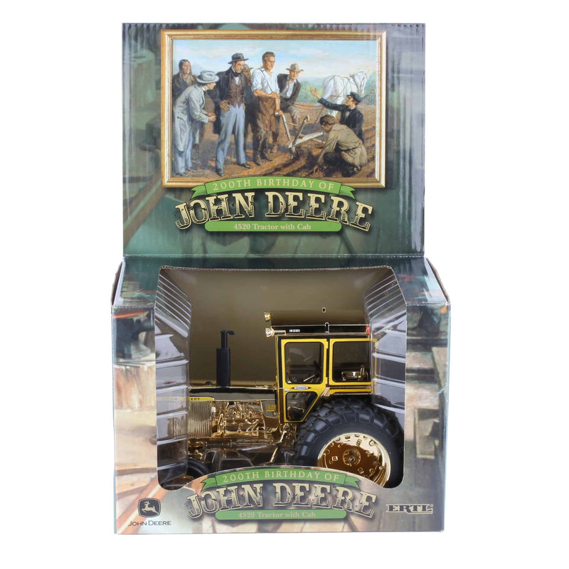 Gold Chase Unit ~ 1/16 John Deere 4520 Tractor with Cab by ERTL, 200th Birthday Special Edition
