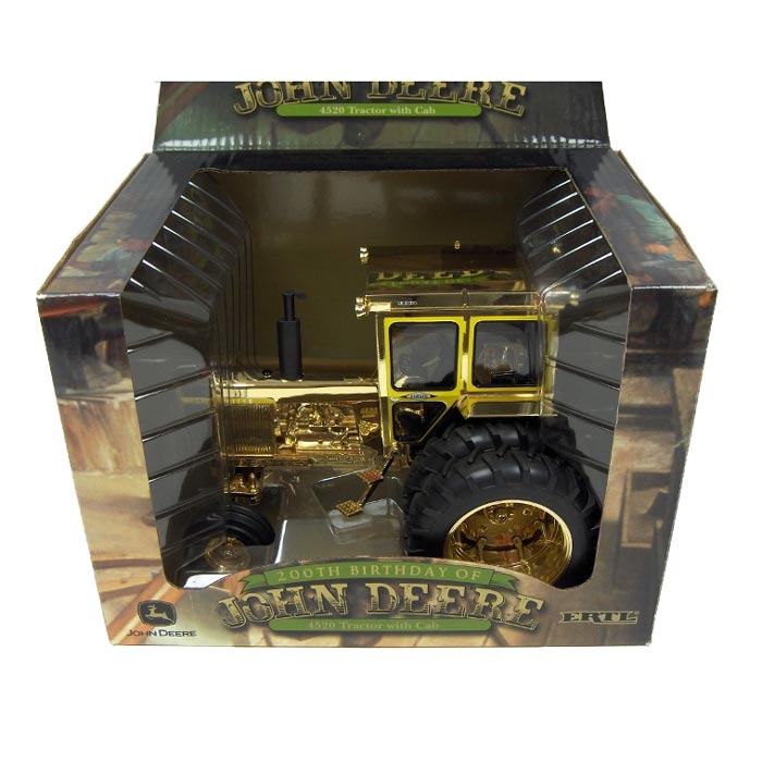 Gold Chase Unit ~ 1/16 John Deere 4520 Tractor with Cab by ERTL, 200th Birthday Special Edition