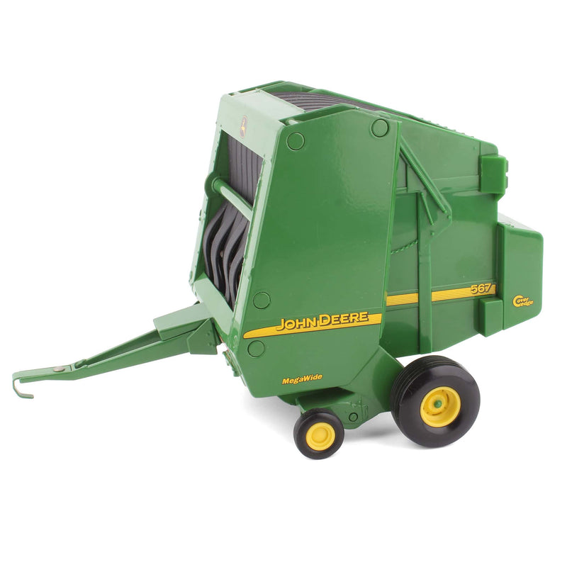 1/16 John Deere 567 Round Baler with Bale by ERTL -LOOSE
