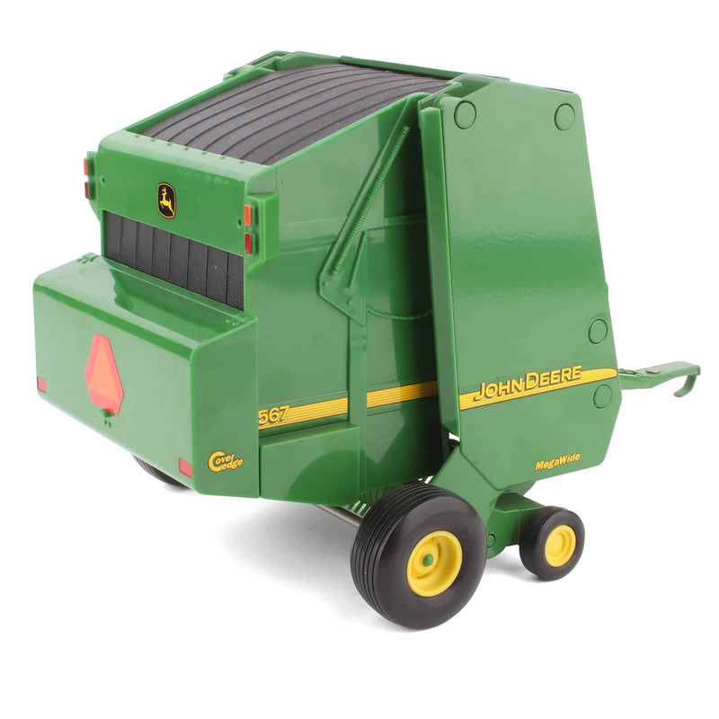 1/16 John Deere 567 Round Baler with Bale by ERTL -LOOSE