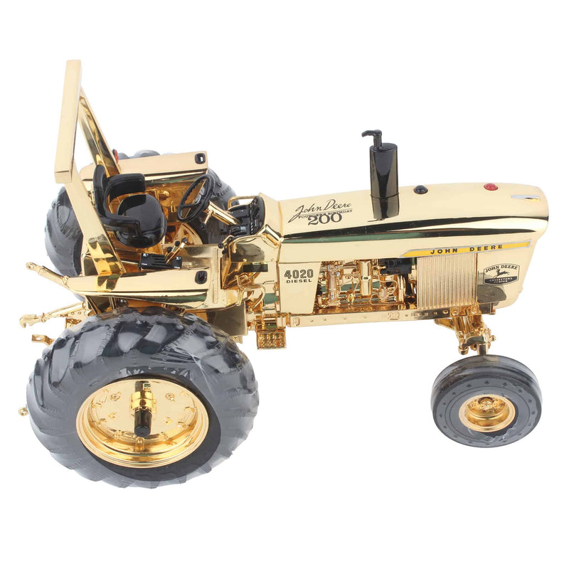 Gold Chrome ~ 1/16 John Deere 4020 Diesel with ROPS, 200th Anniversary, ERTL Precision Series