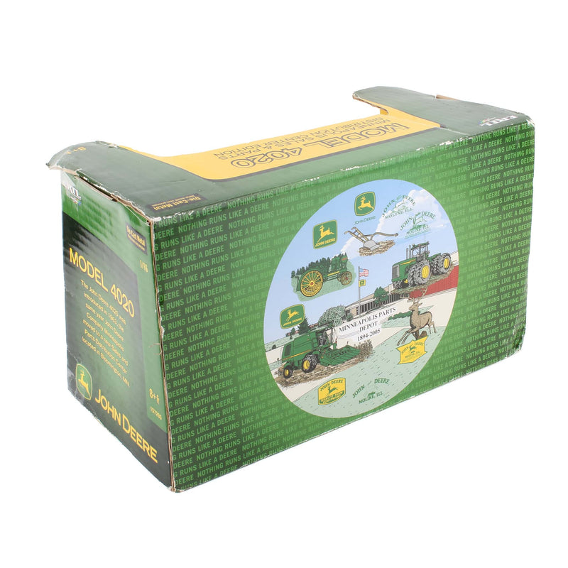GOLD Chase Unit ~ 1/16 John Deere 4020 Tractor, Minneapolis Sales and Parts Special Edition, by ERTL