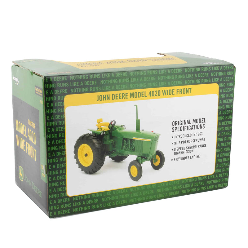 1/16 John Deere 4020 Wide Front Diesel Tractor with Fenders by ERTL