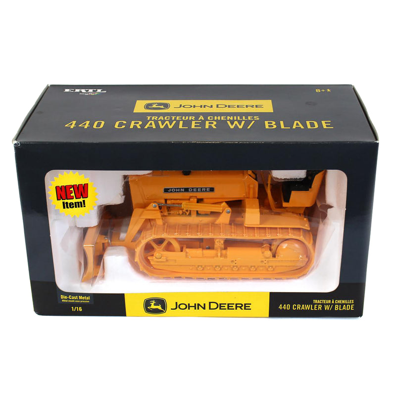 1/16 John Deere 440 Industrial Crawler with Blade by ERTL