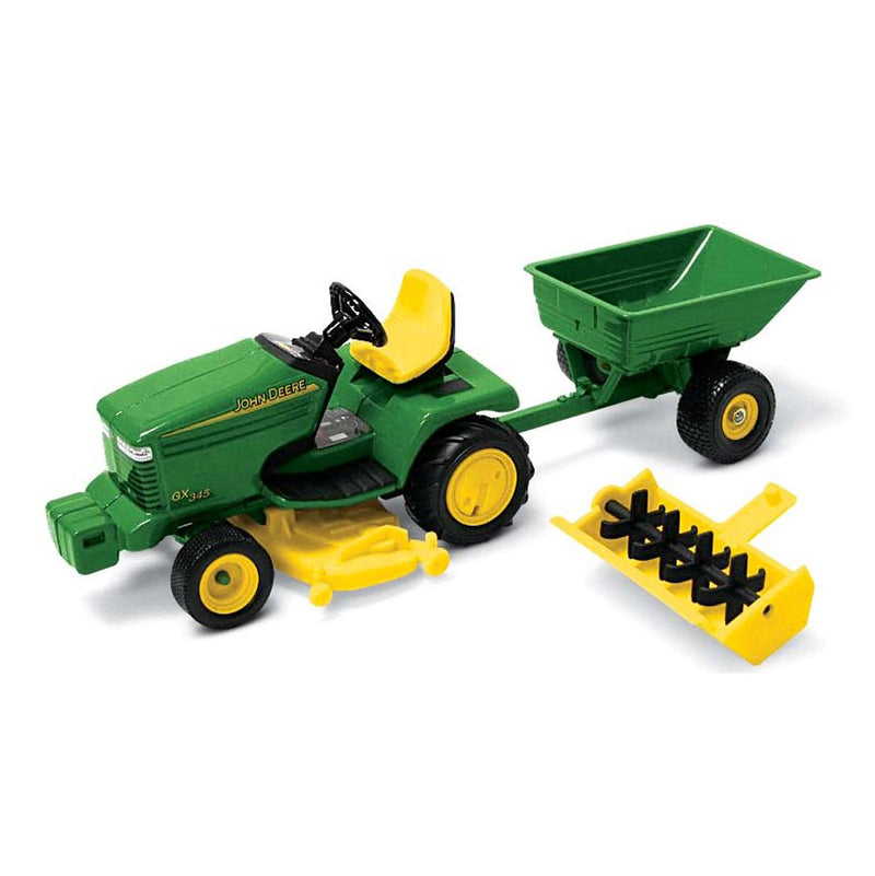1/16 John Deere GX345 Lawn & Garden Tractor with Cart