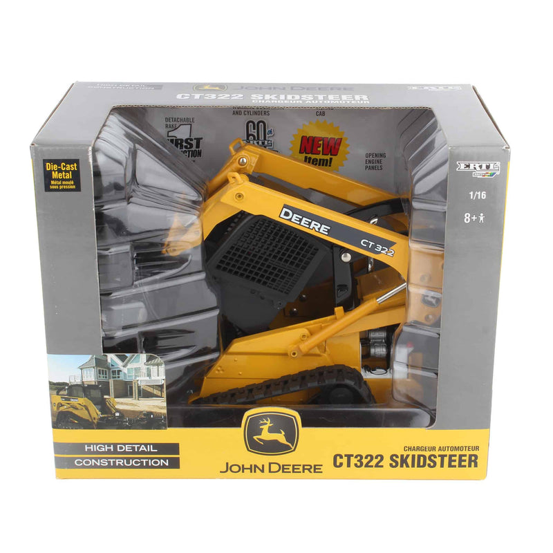 1/16 John Deere CT322 Skidsteer  Loader with Accessories by ERTL