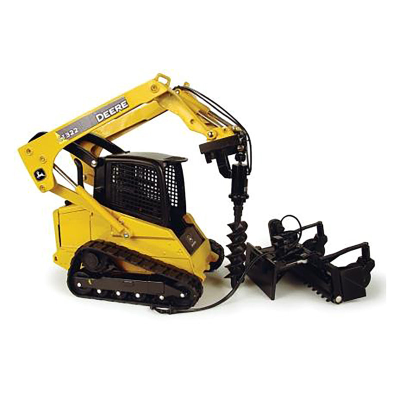 1/16 John Deere CT322 Skidsteer  Loader with Accessories by ERTL