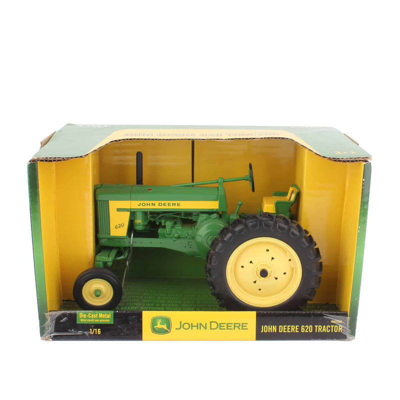 (B&D) 1/16 John Deere 620 Wide Front Tractor by ERTL - Damaged Item