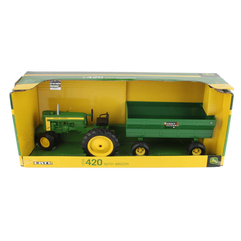 1/16 John Deere 420 Narrow Front with Wagon