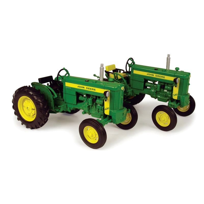 1/16 John Deere 320 Standard and 420 Utility Tractors 50th Anniversary Collector Edition Set by ERTL