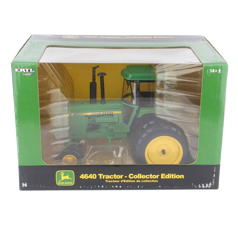 1/16 John Deere 4640 Cab Tractor with Cab and Duals by ERTTL, Collector Edition