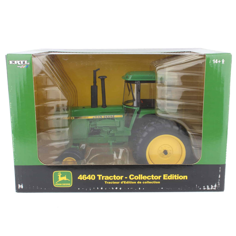 1/16 John Deere 4640 Cab Tractor with Cab and Duals by ERTTL, Collector Edition