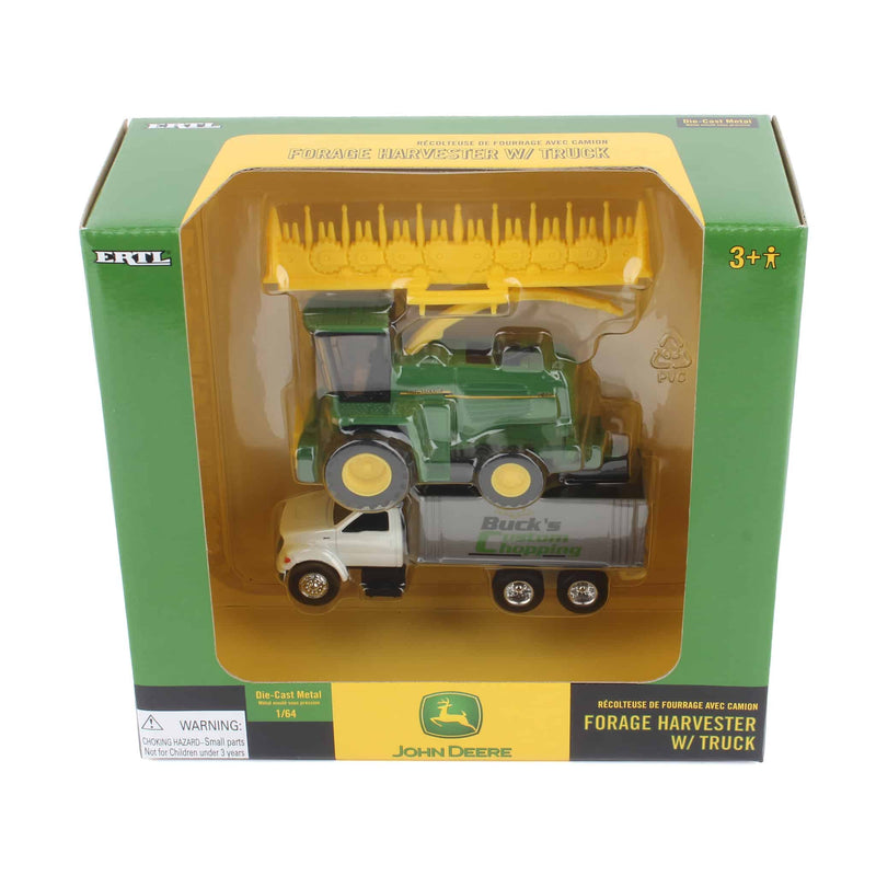 1/64 John Deere 7500 SP Forage Harvester with Silage Truck by ERTL