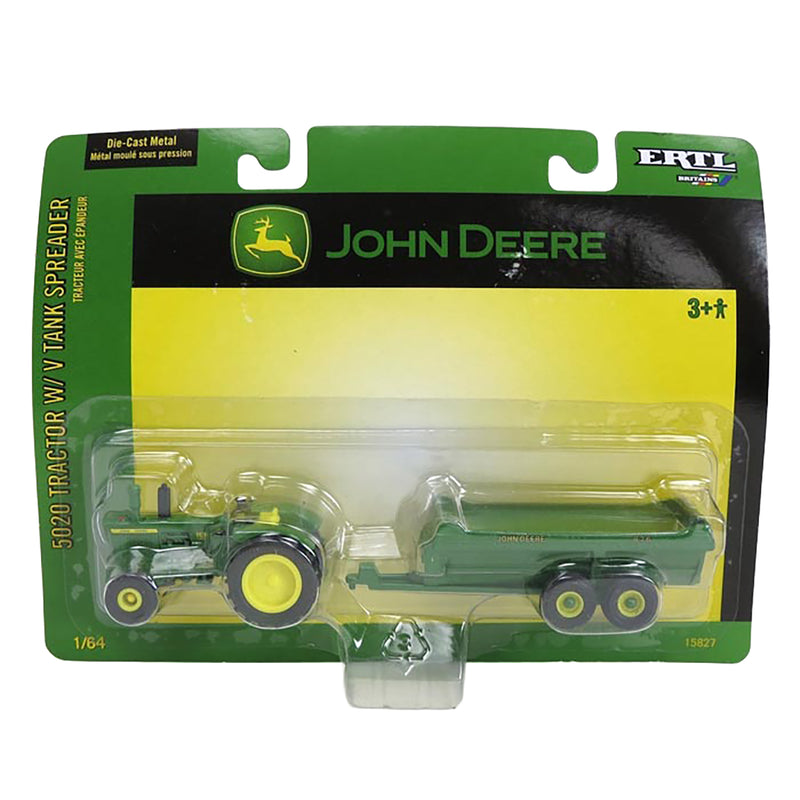1/64 John Deere 5020 Tractor with V Tank Spreader by ERTL