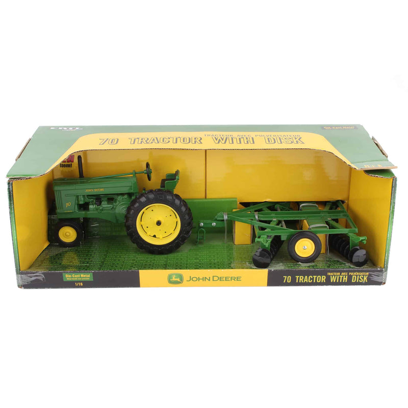 1/16 John Deere 70 Tractor with Disk Harrow by ERTL
