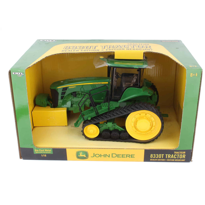 1/16 John Deere 8330T Tractor with Tracks by ERTL, Dealer Edition