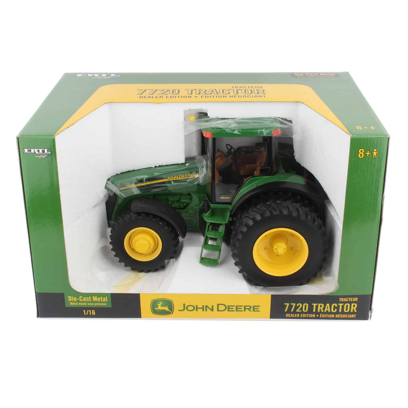 1/16 John Deere 7720 Tractor with Rear Duals by ERTL, Dealer Edition