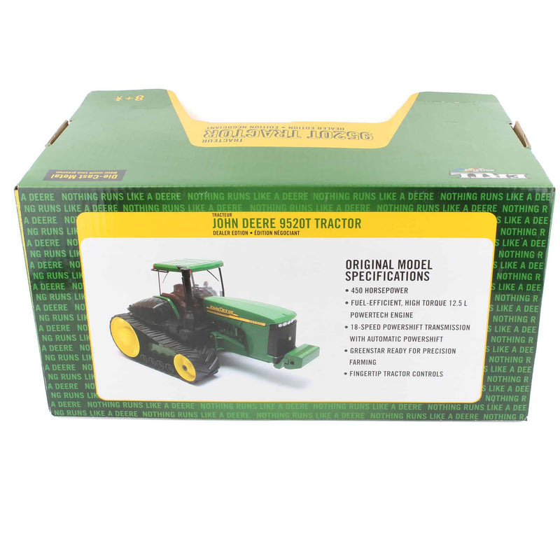 1/16 John Deere 9520T Tractor on Tracks by ERTL, Dealer Edition