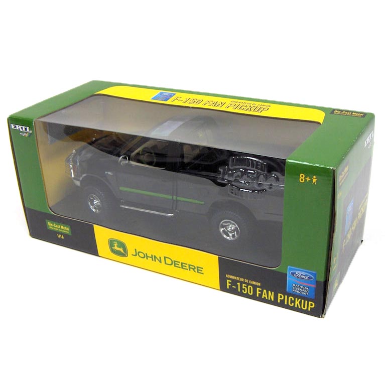 1/18 Ford F-150 Black John Deere Fan Pickup by ERTL