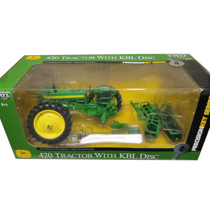(B&D) 1/16 Precision key  #4 John Deere 420 with 4 Gang Disc--Damaged Item