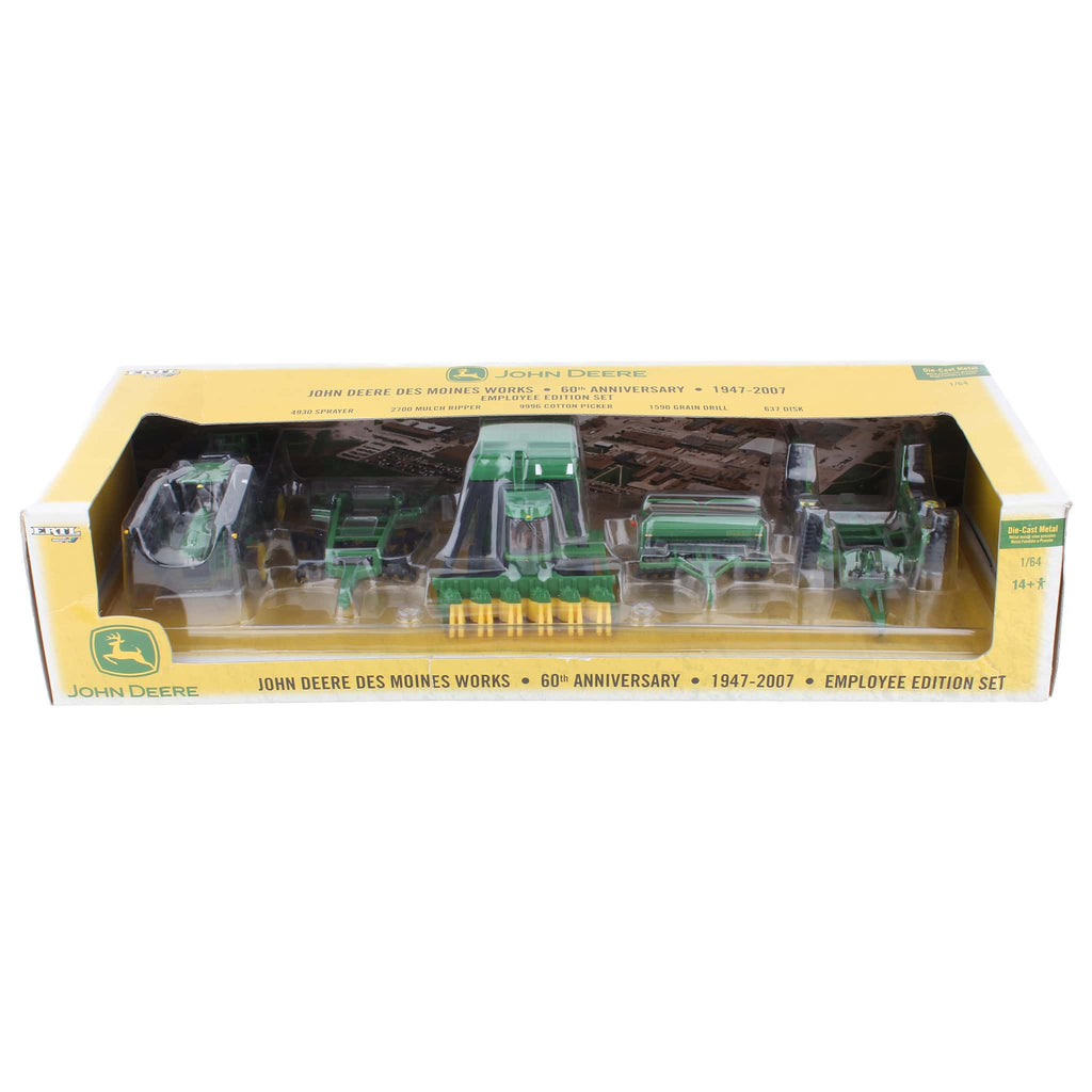 1/64 John Deere Des Moines Works 60th Anniversary 5-Piece Employee