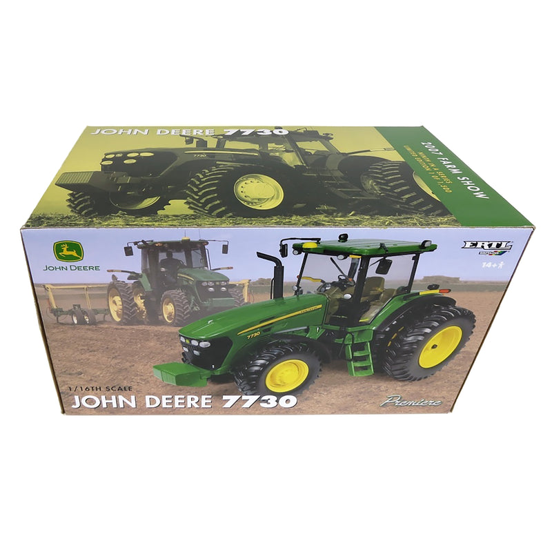 "Muddy" Chase Unit ~ 1/16 John Deere 7730 Tractor with Cab and Duals by ERTL, Limited Edition 2007 Farm Show