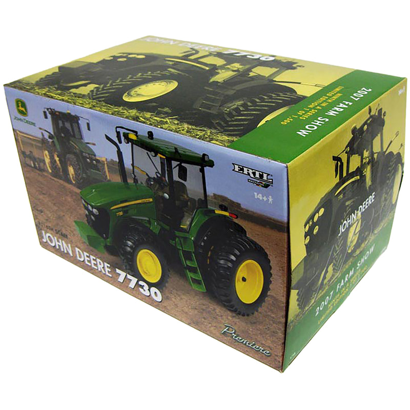 1/16 John Deere 7730 Tractor with Cab and Duals by ERTL, 2007 Farm Show Edition