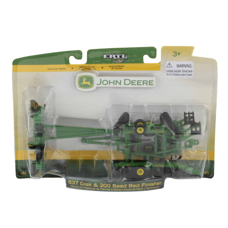 1/64 John Deere 200 Seed Bed Finisher with 637 Disk by ERTL
