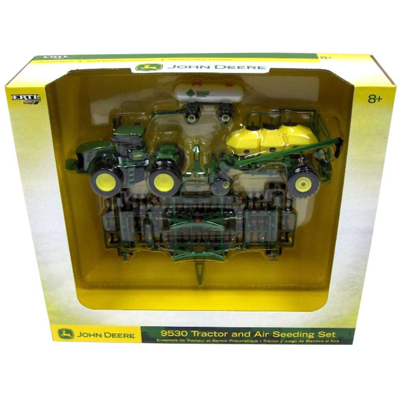 1/64 John Deere 9530 Tractor with Air Seeding Set, Commodity Cart, and Anhydrous Ammonia Tank by ERTL