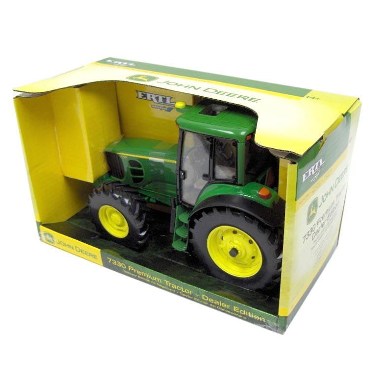 1/16 John Deere 7330 Tractor with MFD by ERTL, Dealer Edition