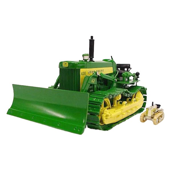 1/16 Limited Edition John Deere 430 Crawler with Blade & 1/64 GOLD 430 Crawler by ERTL