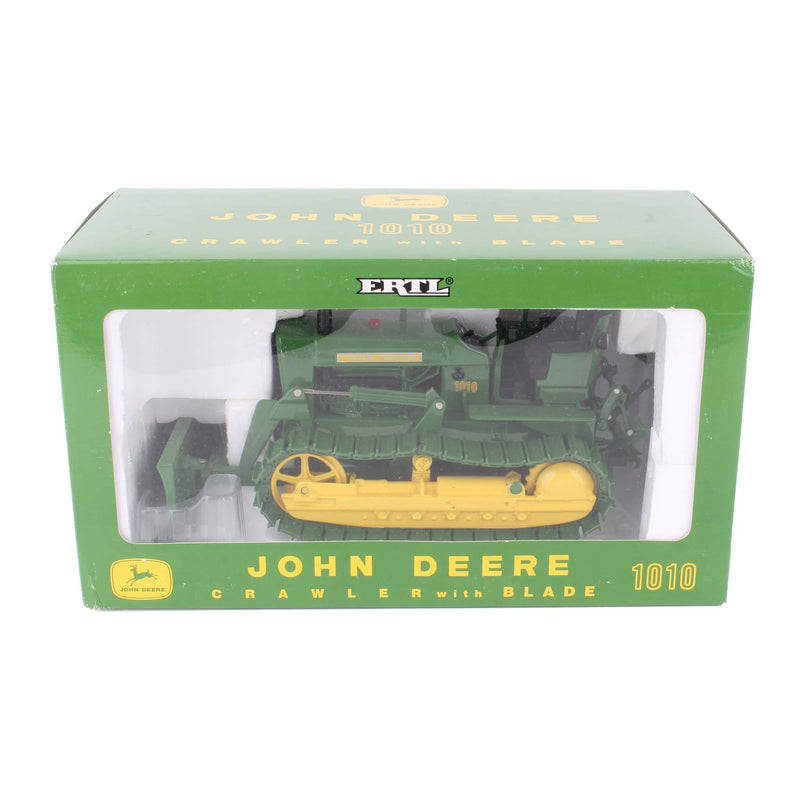 1/16 John Deere 1010 Crawler with Blade & Steel Tracks by ERTL, 2001 21st Annual Plow City Farm Toy Show
