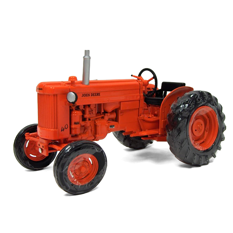 1/16 John Deere Industrial Model 40 Utility Tractor "Highway Orange" by ERTL, 2 Cylinder Club Edition