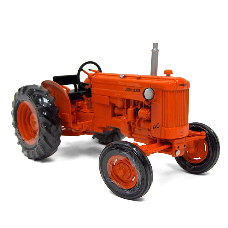1/16 John Deere Industrial Model 40 Utility Tractor "Highway Orange" by ERTL, 2 Cylinder Club Edition