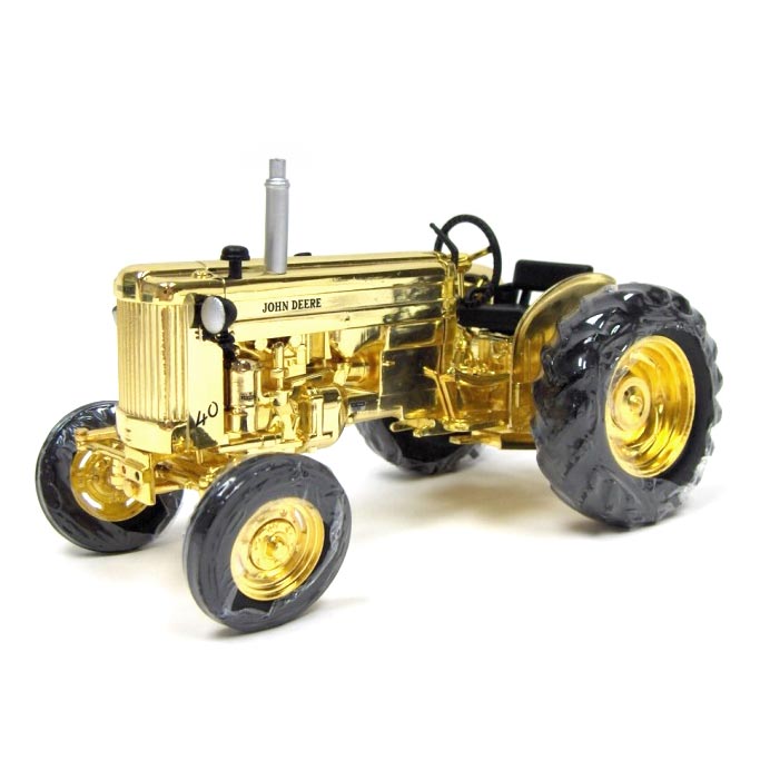 Gold Chrome ~ 1/16 2010 Two Cylinder Club John Deere 40U Industrial by ERTL
