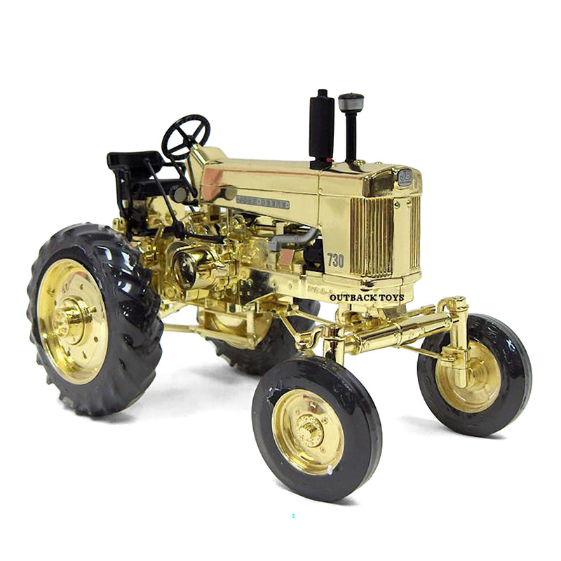 Gold Chrome ~ 1/16 AWARD VERSION Argentina Limited Edition 2011 Two Cylinder EXPO XXI John Deere 730 HI Crop Diesel by ERTL
