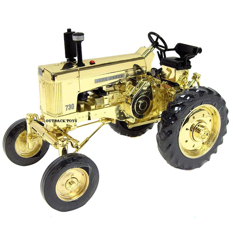 Gold Chrome ~ 1/16 AWARD VERSION Argentina Limited Edition 2011 Two Cylinder EXPO XXI John Deere 730 HI Crop Diesel by ERTL