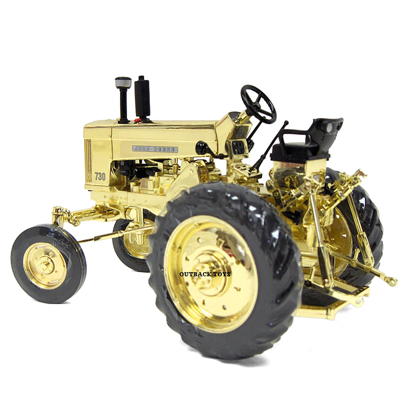 Gold Chrome ~ 1/16 AWARD VERSION Argentina Limited Edition 2011 Two Cylinder EXPO XXI John Deere 730 HI Crop Diesel by ERTL