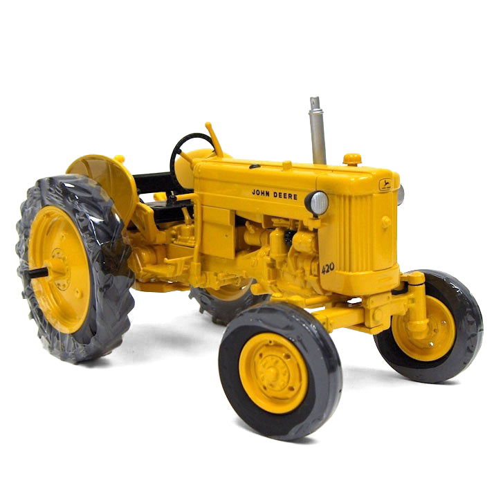 1/16 John Deere 420 Industrial Yellow Utility Tractor by ERTL, 2011 Two Cylinder Expo XXI Limited Edition