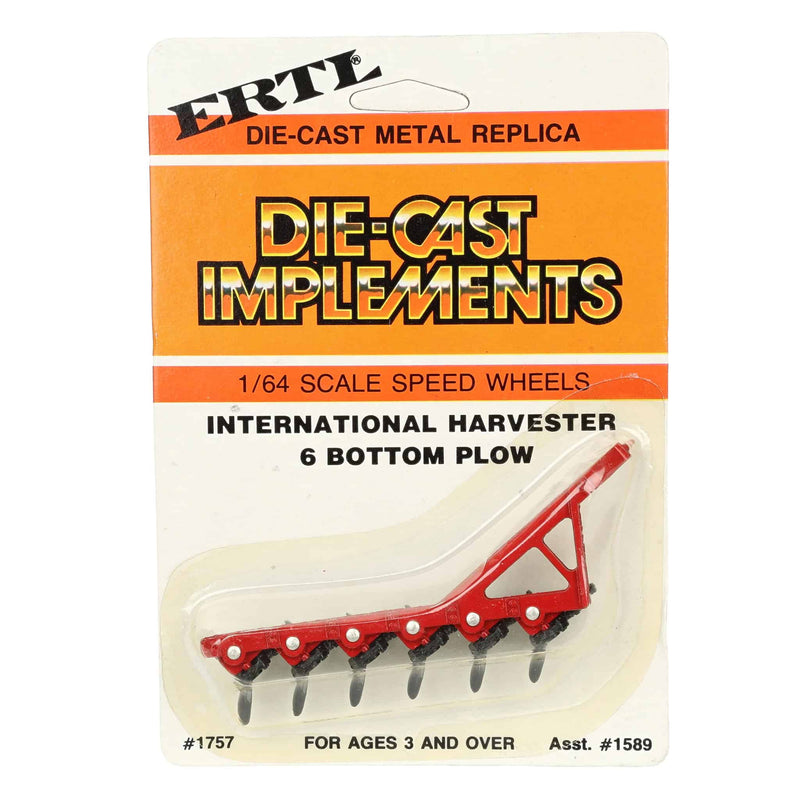 1/64 International Harvester 6 Bottom Plow