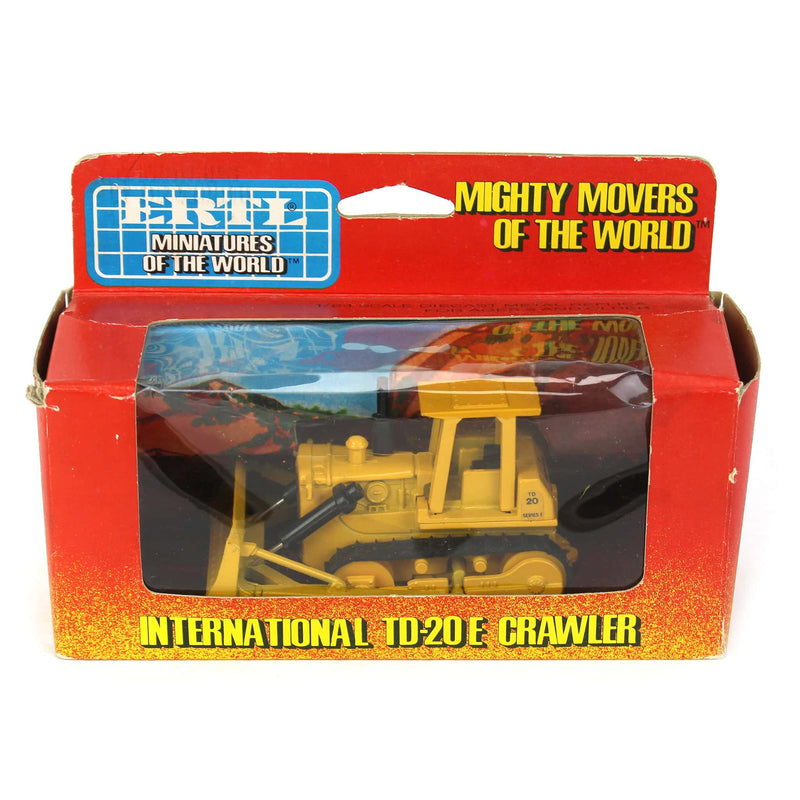 (B&D) 1/64 IH TD-20 Series E Crawler with Blade, ERTL Mighty Movers - Damaged Box