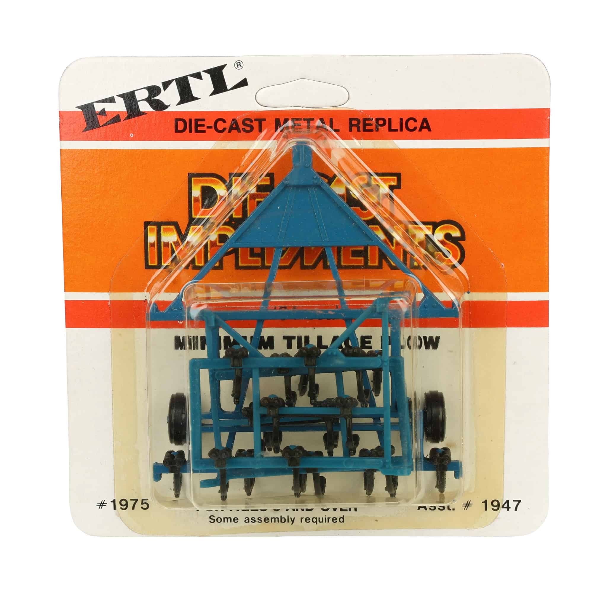 1/64 Blue Minimum Tillage Plow by ERTL — Outback Toys