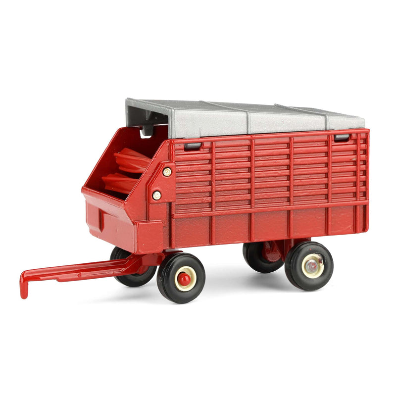 1/64 Red Diecast Forage Wagon with Cream Rims