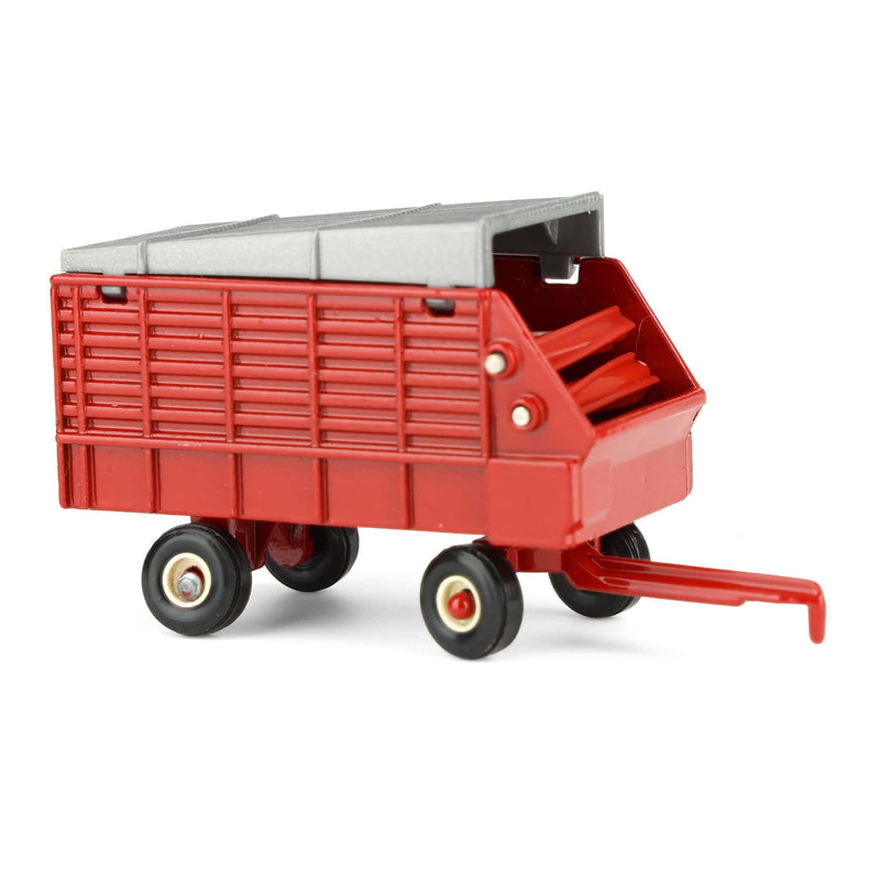 1/64 Red Diecast Forage Wagon with Cream Rims